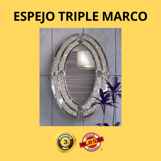 ESPEJO TRIPLE MARCO LUXURY