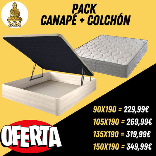 Pack Canapé y Colchón Sensitive